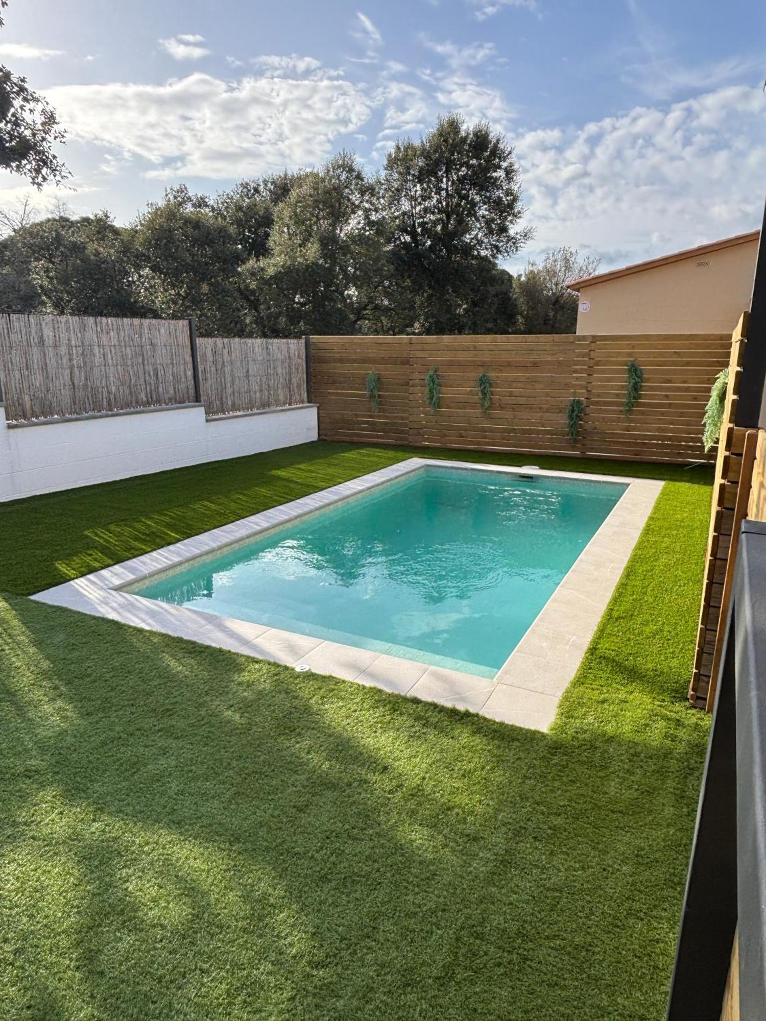 Espectacular Casa En Llagostera - Costa Brava, Con Piscina ภายนอก รูปภาพ
