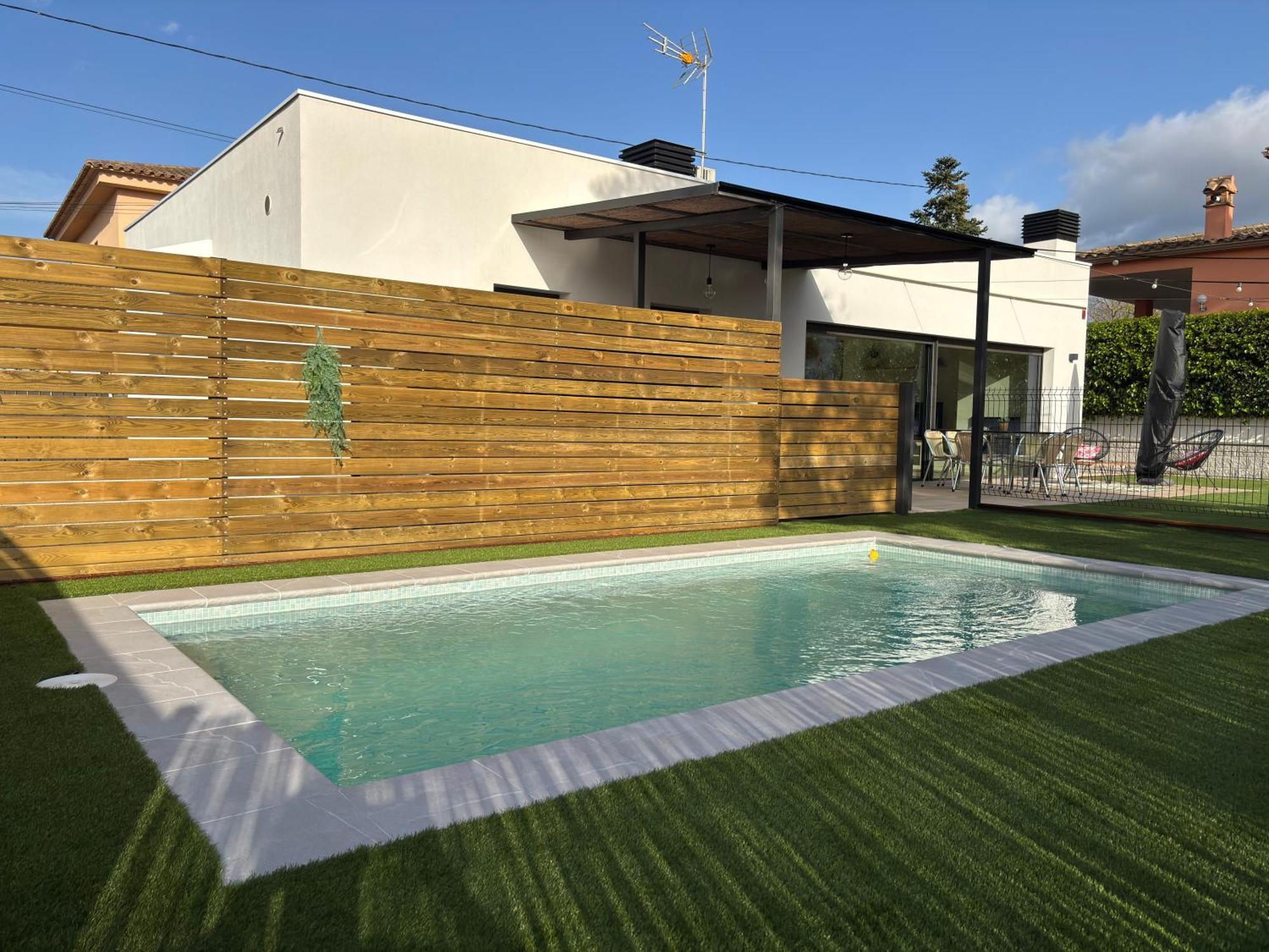 Espectacular Casa En Llagostera - Costa Brava, Con Piscina ภายนอก รูปภาพ